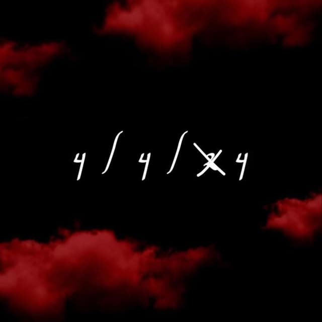 Album cover art for 444