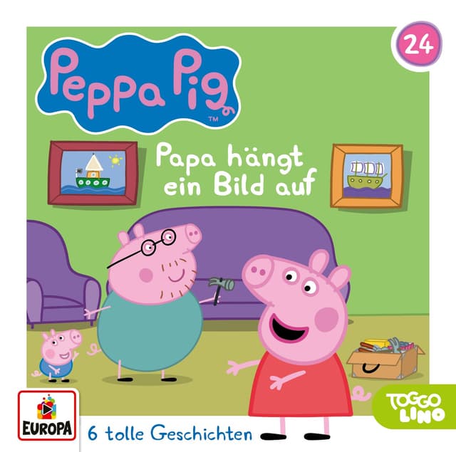Album cover art for Folge 24: Papa hängt ein Bild auf