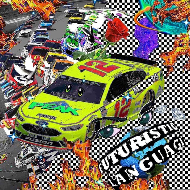 Album cover art for Futuristic Language