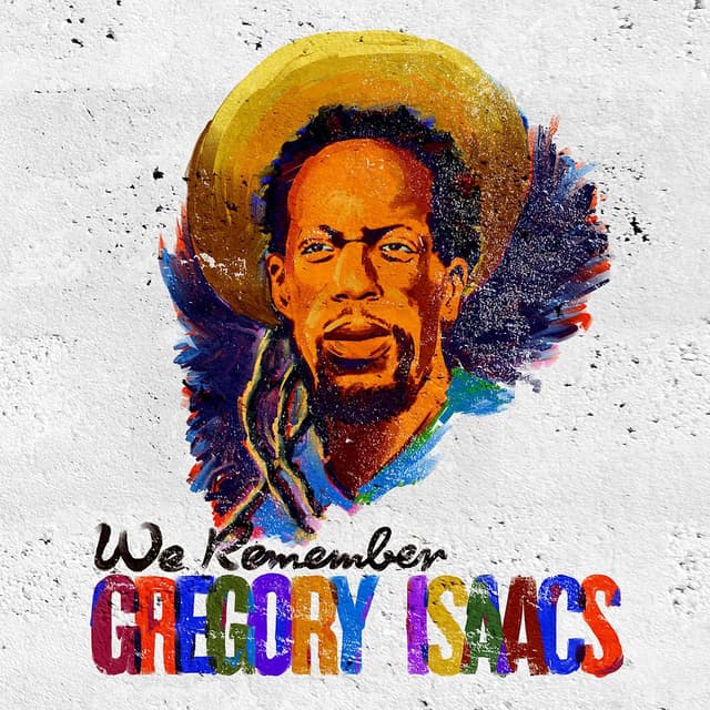 Album cover art for We Remember Gregory Isaacs