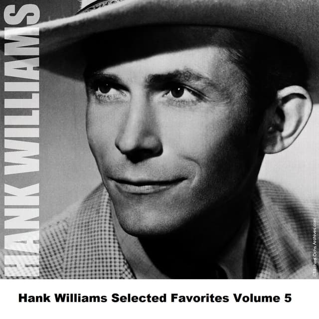 Album cover art for Hank Williams Selected Favorites, Vol. 5