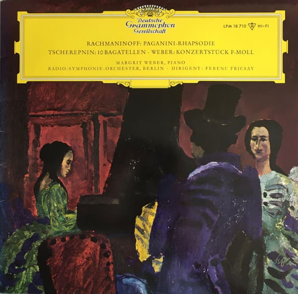 Album cover art for Fricsay Conducts Rachmaninov, Tcherepnin & Weber