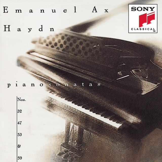 Album cover art for Haydn: Piano Sonatas Nos. 32, 47, 55 & 59