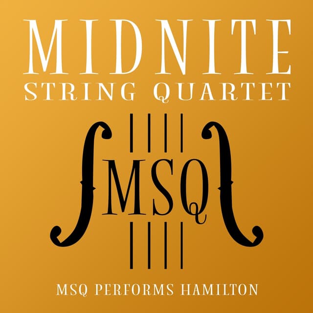 Album cover art for MSQ Performs Hamilton