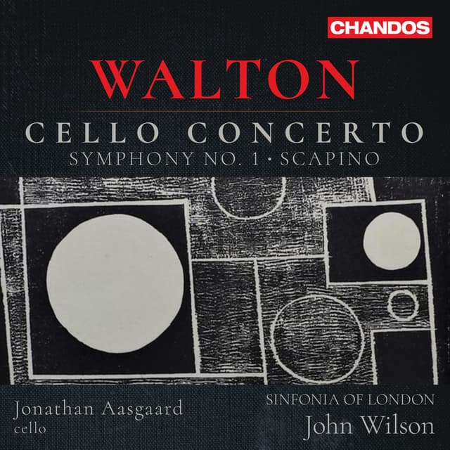 Album cover art for Walton: Cello Concerto, Symphony No. 1 & Scapino