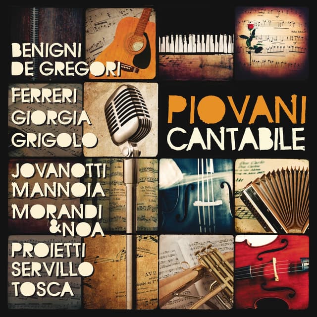 Album cover art for Piovani Cantabile