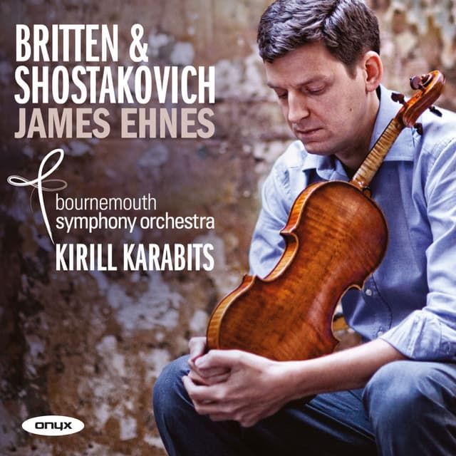 Album cover art for Britten & Shostakovich: Violin Concertos