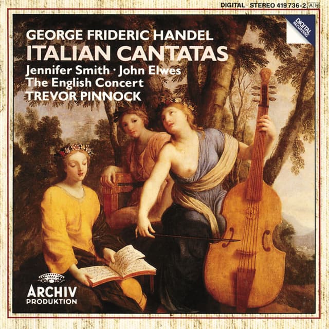 Album cover art for Handel: Italian Cantatas
