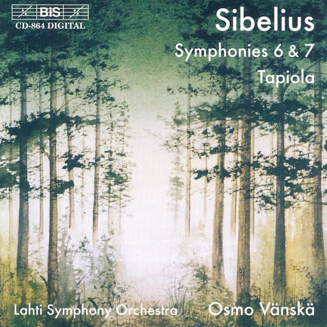 Album cover art for Sibelius: Symphonies 6 & 7 - Tapiola