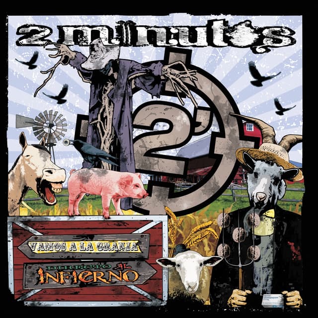 Album cover art for Vamos a la Granja / Directo al Infierno