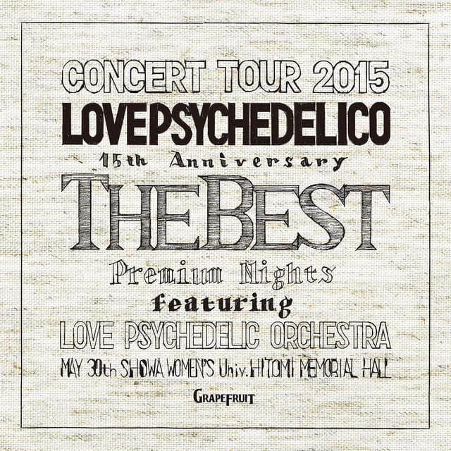 Album cover art for 15th Anniversary Tour - the Best - Live