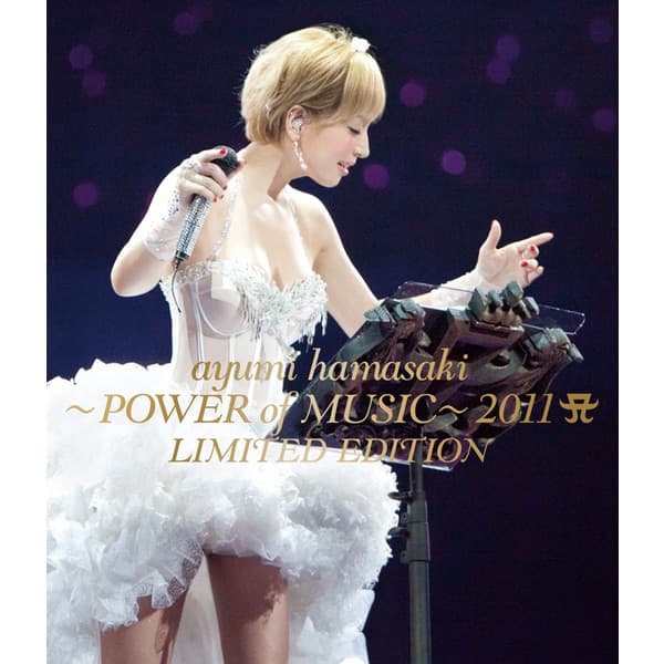 Album cover art for ayumi hamasaki ～POWER of MUSIC～ 2011 A (LIMITED EDITION)