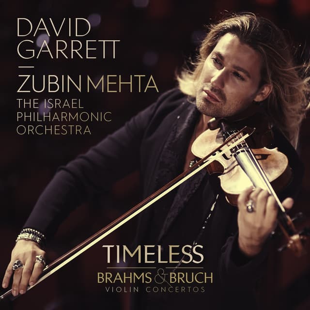 Album cover art for Timeless: Brahms & Bruch Violin Concertos