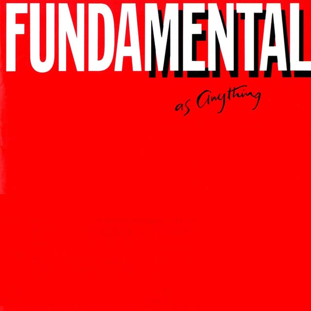 Album cover art for Fundamental As Anything