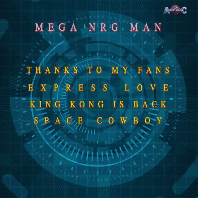 Album cover art for THANKS TO MY FANS / EXPRESS LOVE / KING KONG IS BACK / SPACE COWBOY (Original ABEATC 12" master)
