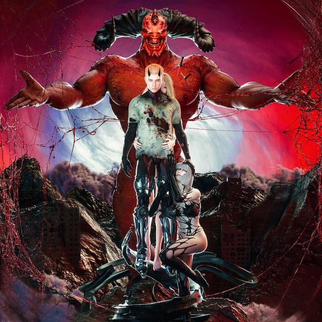 Album cover art for I WANT BLOOD / i want love