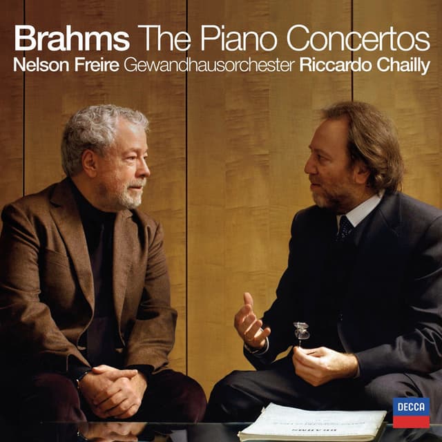 Album cover art for Brahms: The Piano Concertos No. 1 & 2