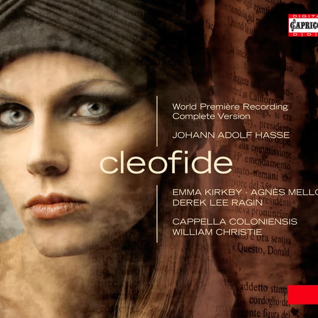 Album cover art for Hasse: Cléofide
