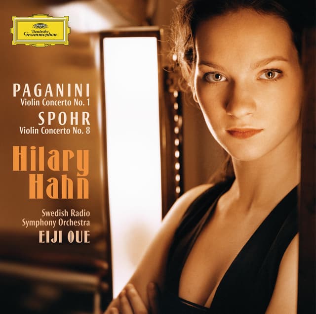 Album cover art for Paganini: Violin Concerto No. 1 - Spohr: Violin Concerto No. 8