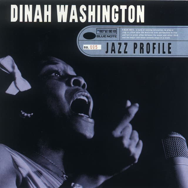 Album cover art for No.5 Jazz Profile:dinah Washington