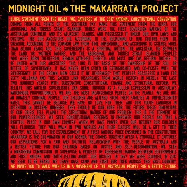Album cover art for The Makarrata Project