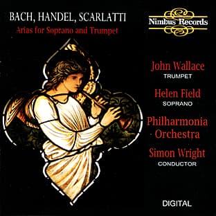 Album cover art for Bach, Handel & Scarlatti: Arias for Soprano and Trumpet