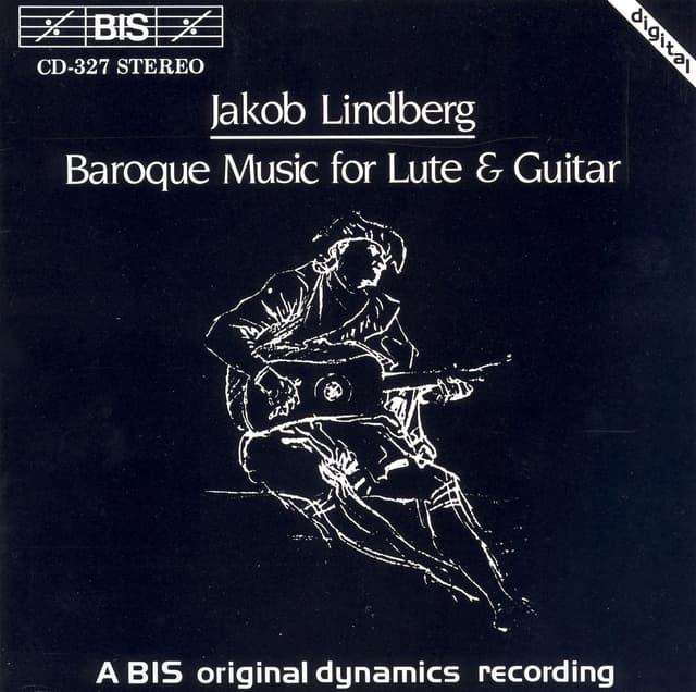 Album cover art for Baroque Music for Lute and Guitar
