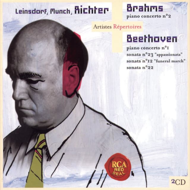 Album cover art for Brahms - Beethoven