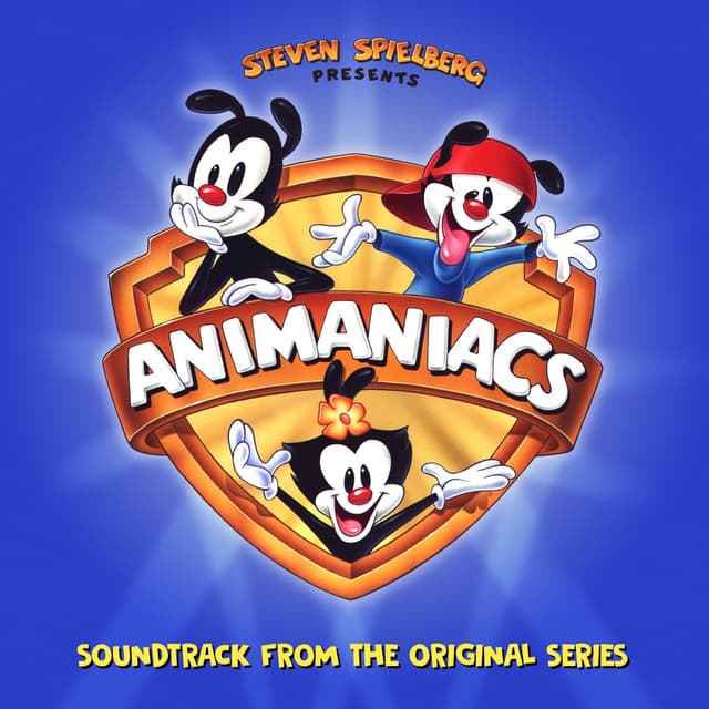 Album cover art for Steven Spielberg Presents Animaniacs: Soundtrack from the Original Series