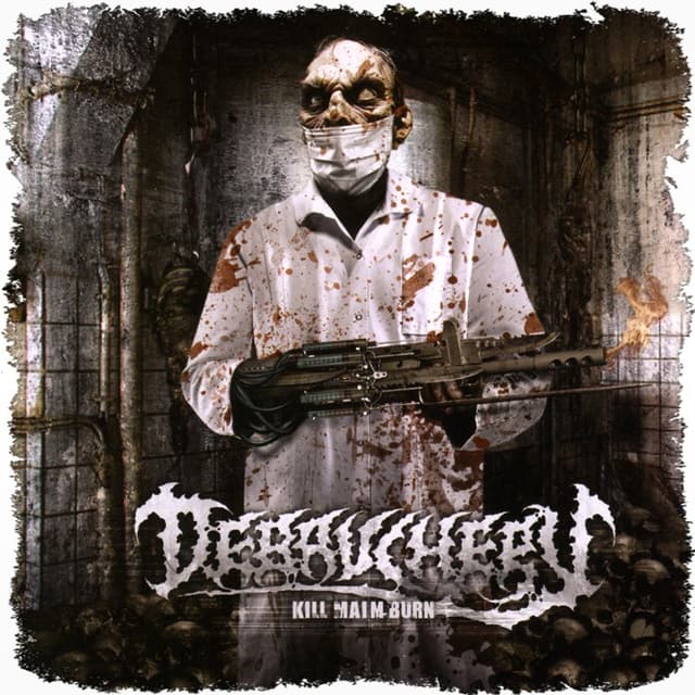 Album cover art for Kill Maim Burn