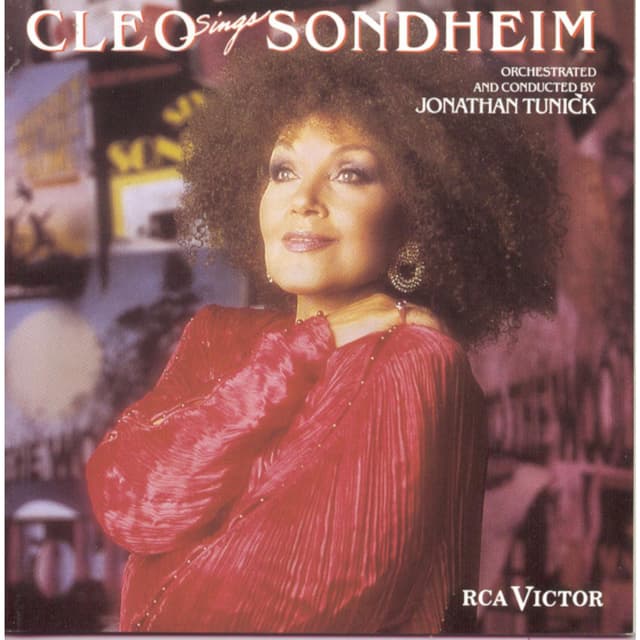 Album cover art for Cleo Laine Sings Sondheim