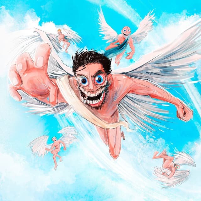 Album cover art for Engel fliegen