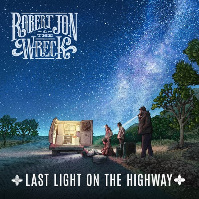 Album cover art for Last Light on the Highway