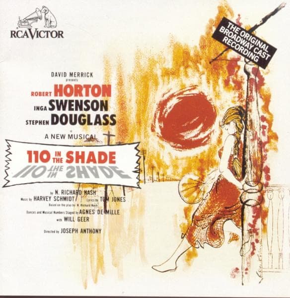 Album cover art for 110 in the Shade (1963 Original Broadway Cast)