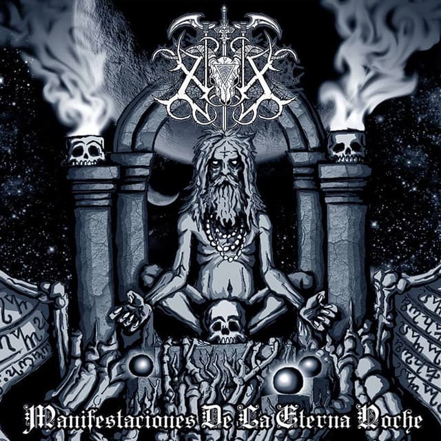 Album cover art for Manifestaciones de la eterna noche