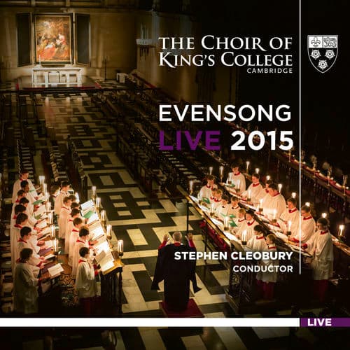 Album cover art for Evensong Live 2015