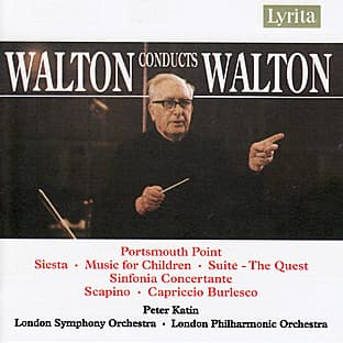 Album cover art for Walton Conducts Walton