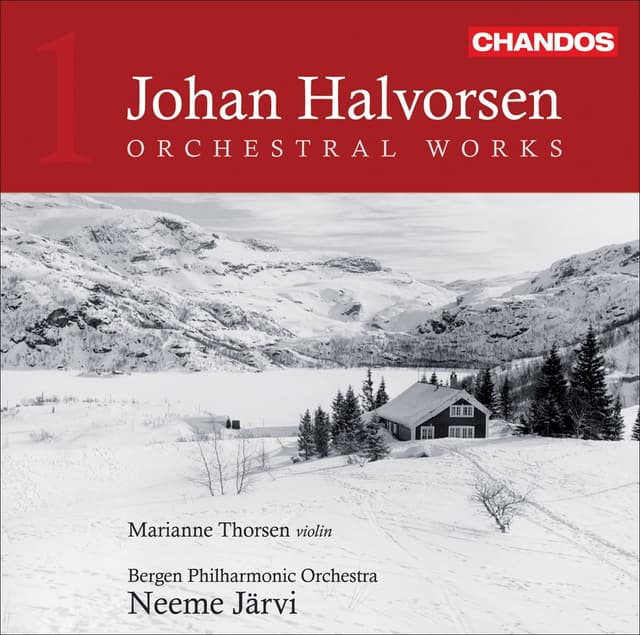 Album cover art for Halvorsen : Orchestral Works Vol. 1