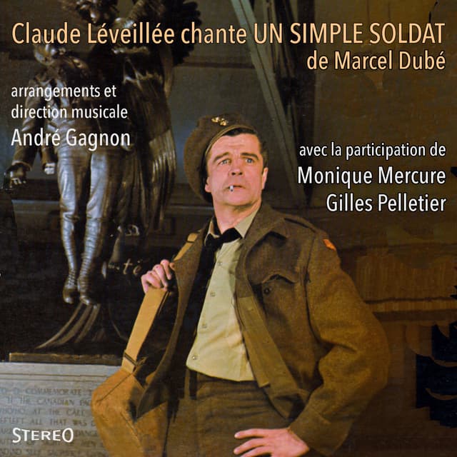 Album cover art for Claude Léveillée Chante un Simple Soldat
