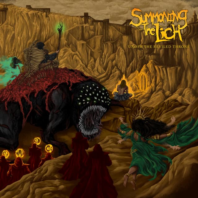 Album cover art for Under the Reviled Throne