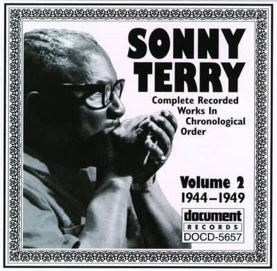Album cover art for Sonny Terry: Complete Recorded Works In Chronological Order, Vol. 2