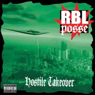 Album cover art for Hostile Takeover