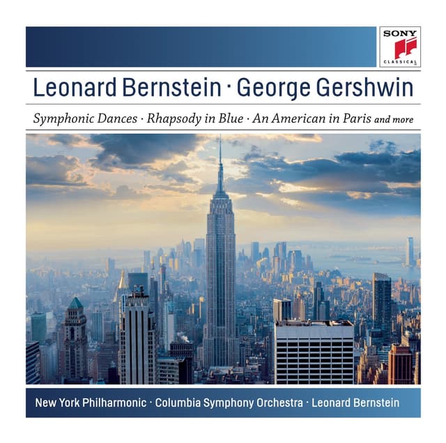 Album cover art for Gershwin: Symphonic Dances From West Side Story; Candide Overture; Rhapsody In Blue; An American In Paris