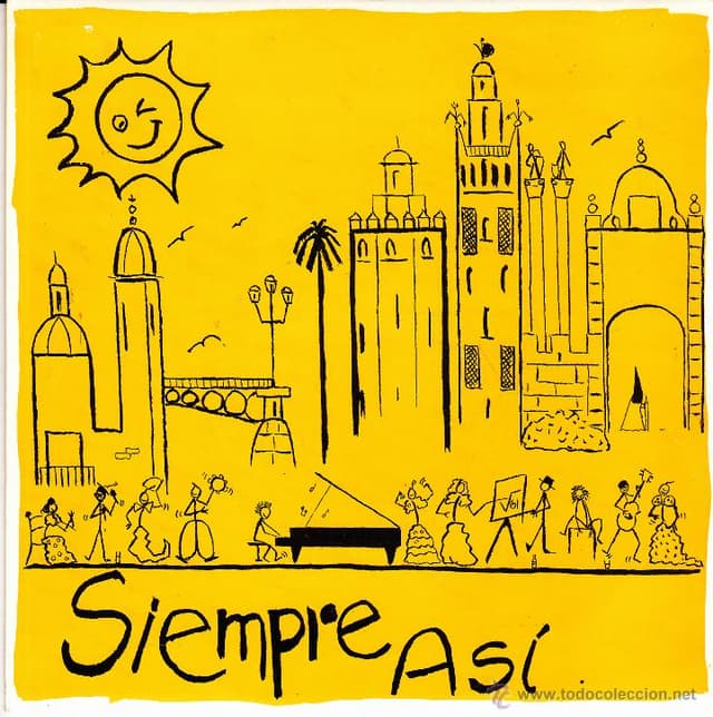 Album cover art for Siempre Asi
