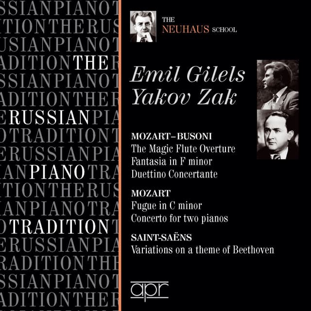 Album cover art for Musique Pour 2 Pianos