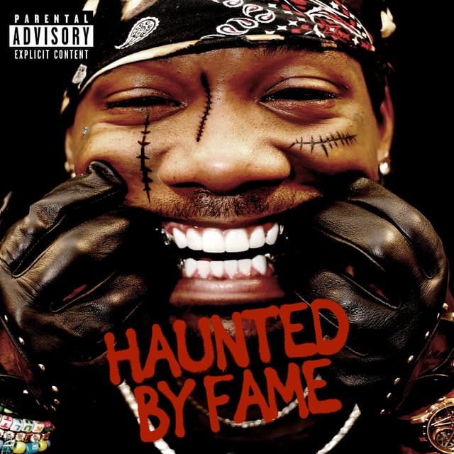 Album cover art for HAUNTED BY FAME