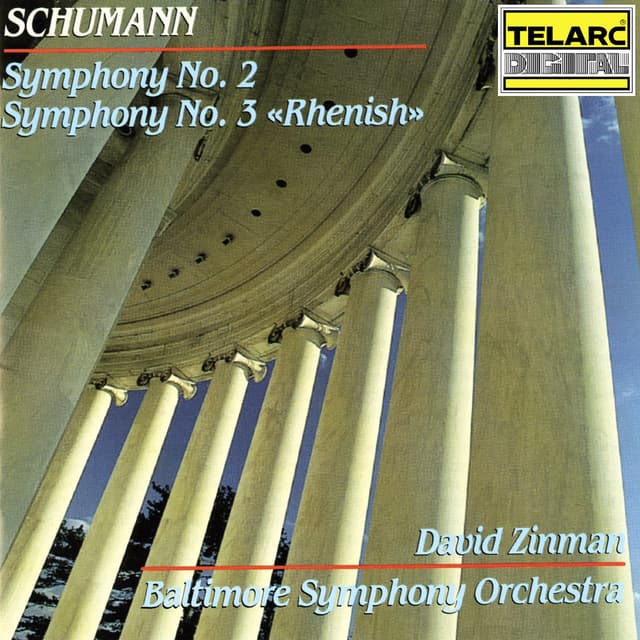 Album cover art for Schumann: Symphony No. 2 in C Major, Op. 61 & Symphony No. 3 in E-Flat Major, Op. 97 "Rhenish"