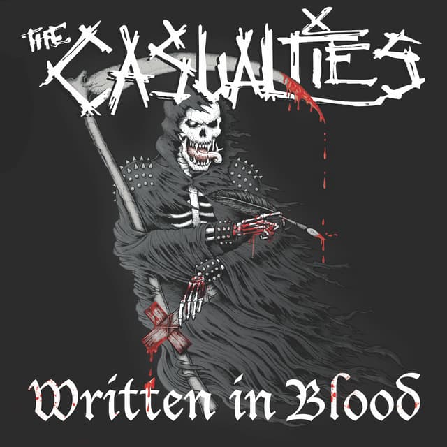 Album cover art for Written in Blood