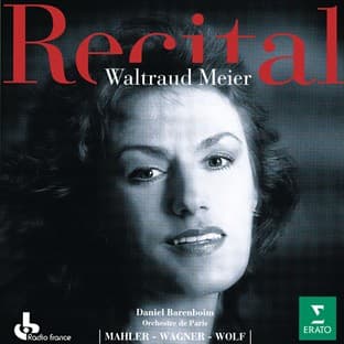 Album cover art for Recital Waltraud Meier