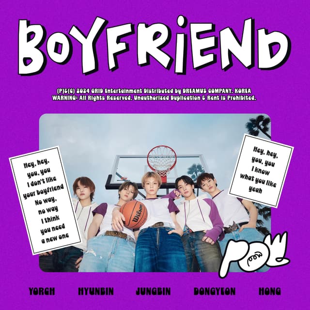 Album cover art for Boyfriend